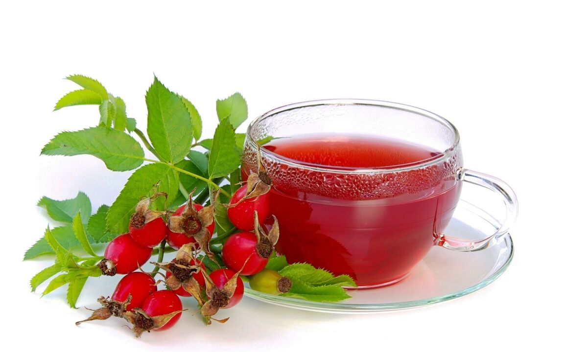 rosehip decoction for gout