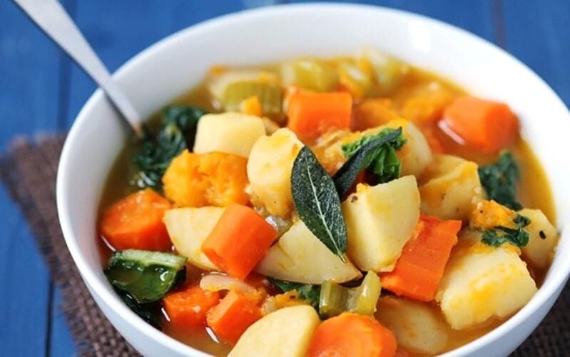 Vegetable stew - a simple and healthy dish on the menu of patients with pancreatitis