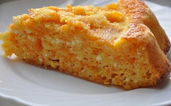 Carrot casserole - a delicious dessert for losing weight on the Maggi diet